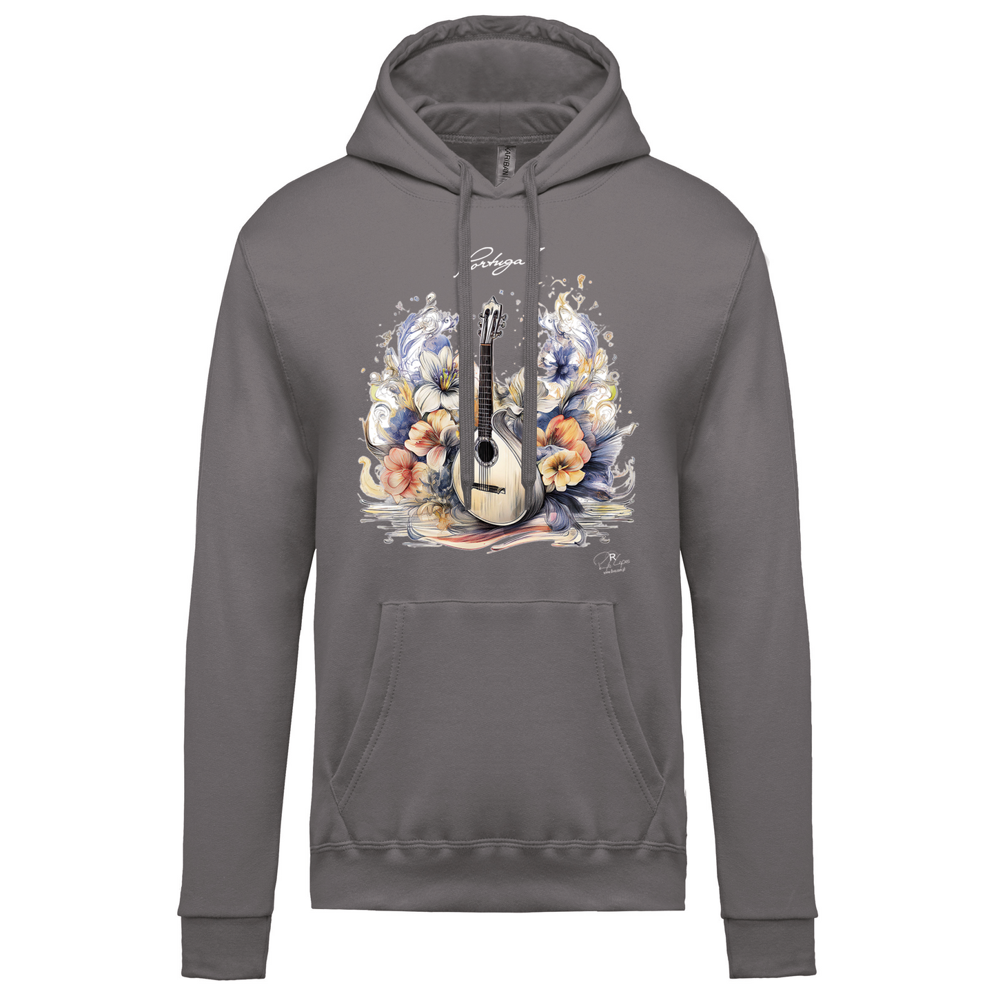 Sweatshirt Kariban com Capuz Guitarra Portuguesa