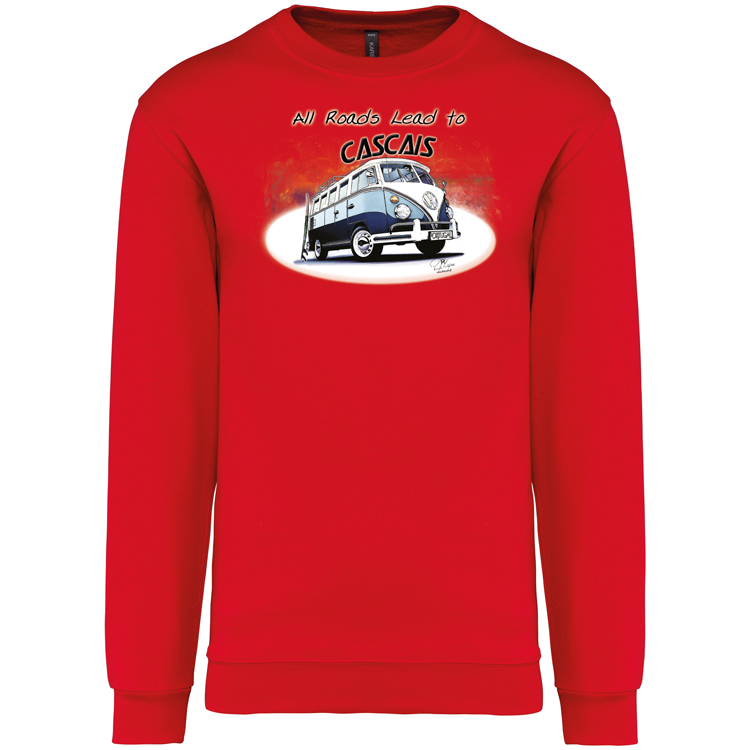 Sweatshirt Kariban sem Capuz All Roads Lead to Cascais