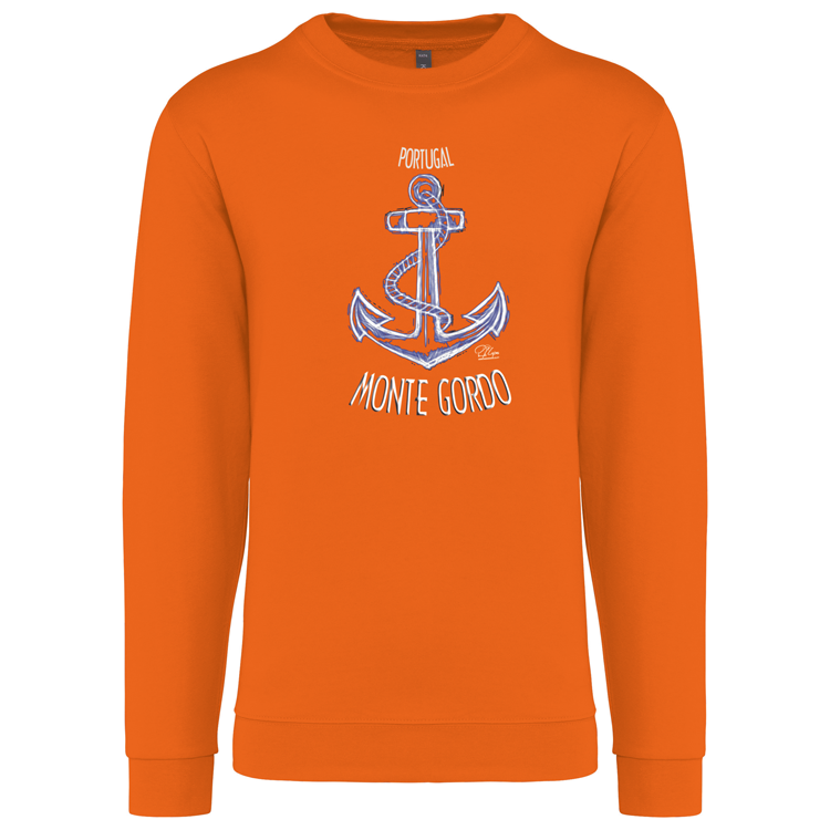 Sweatshirt Kariban sem Capuz Âncora Monte Gordo