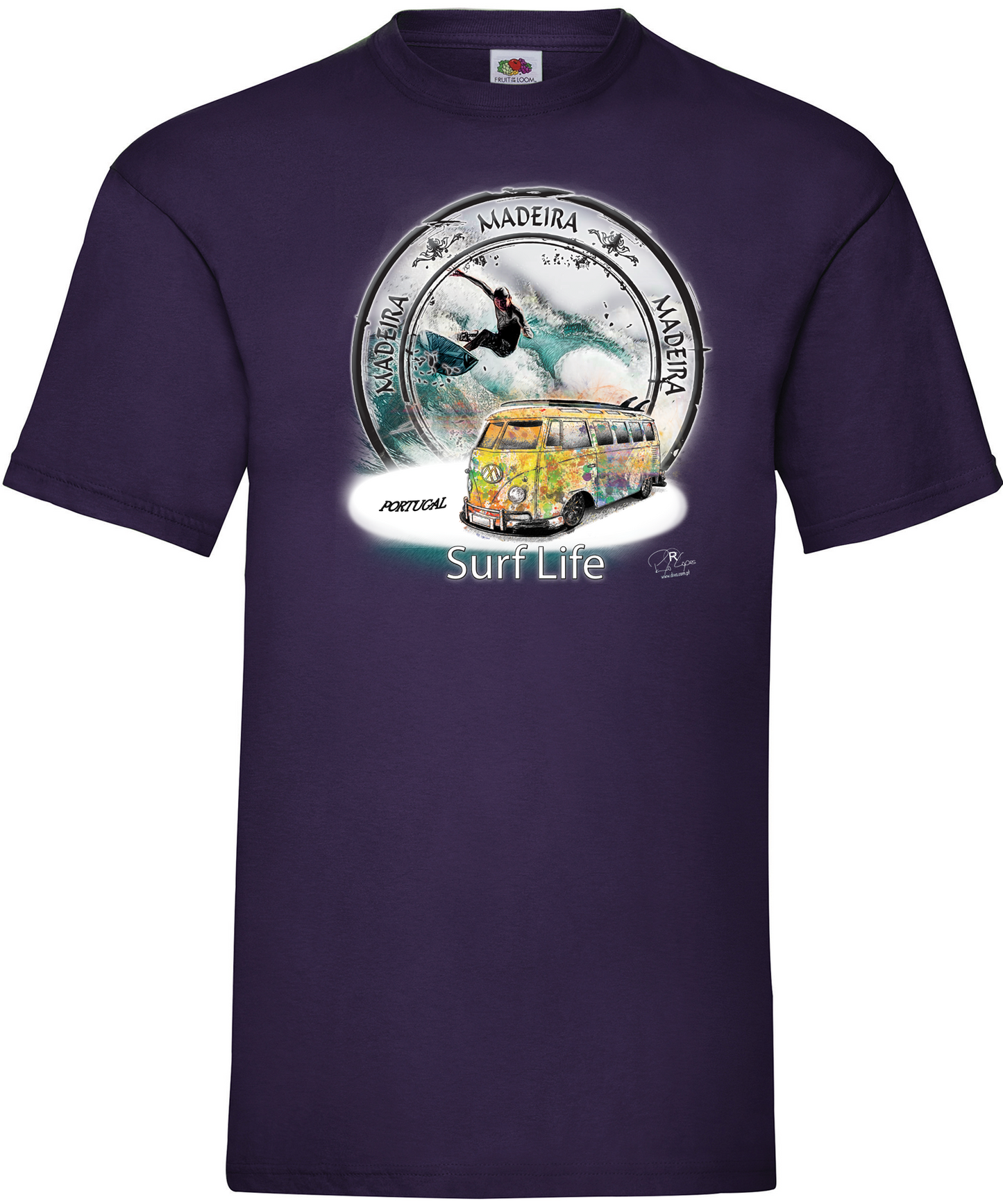 T-shirt Surf Life Madeira