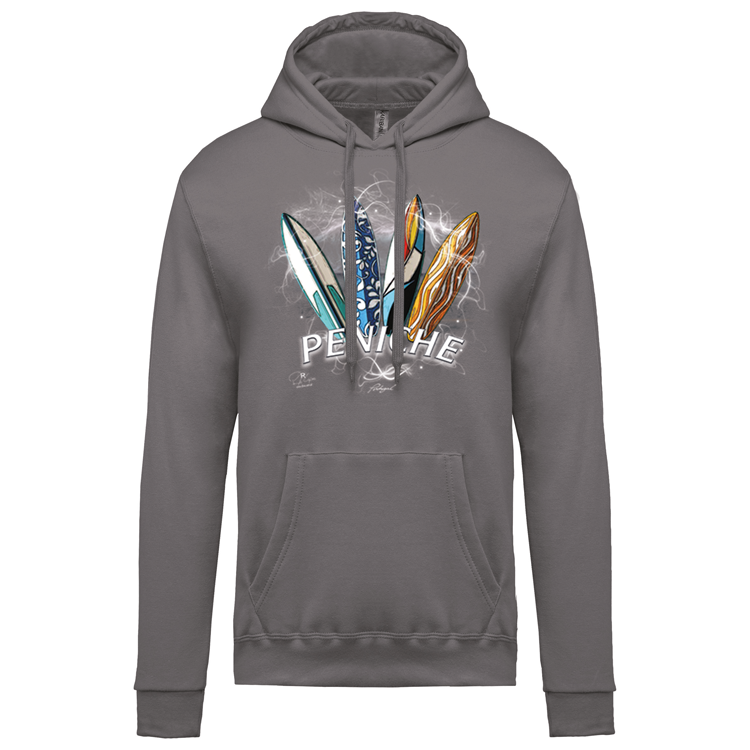 Sweatshirt Kariban com Capuz Surfboards Peniche
