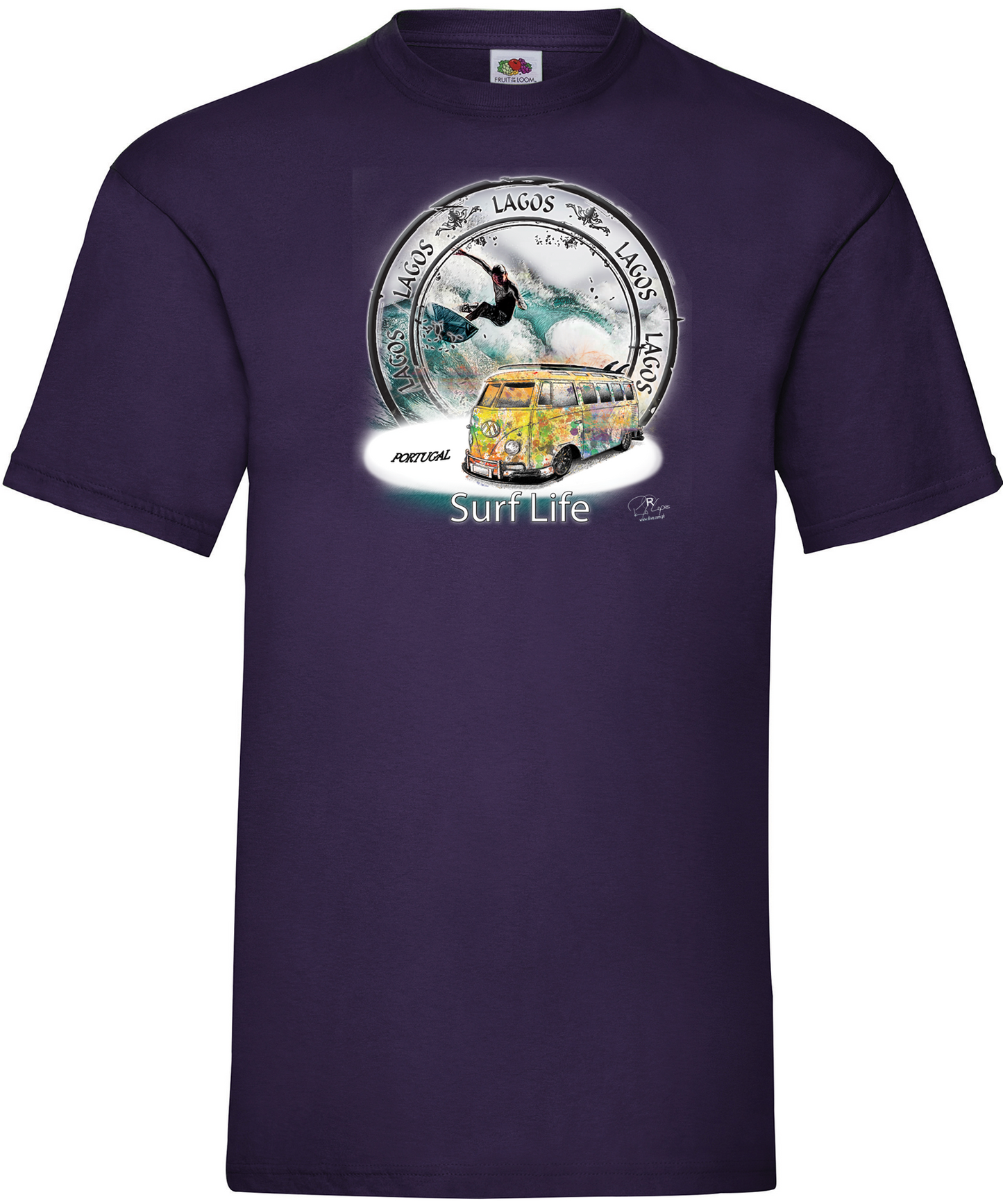 T-shirt Surf Life Lagos