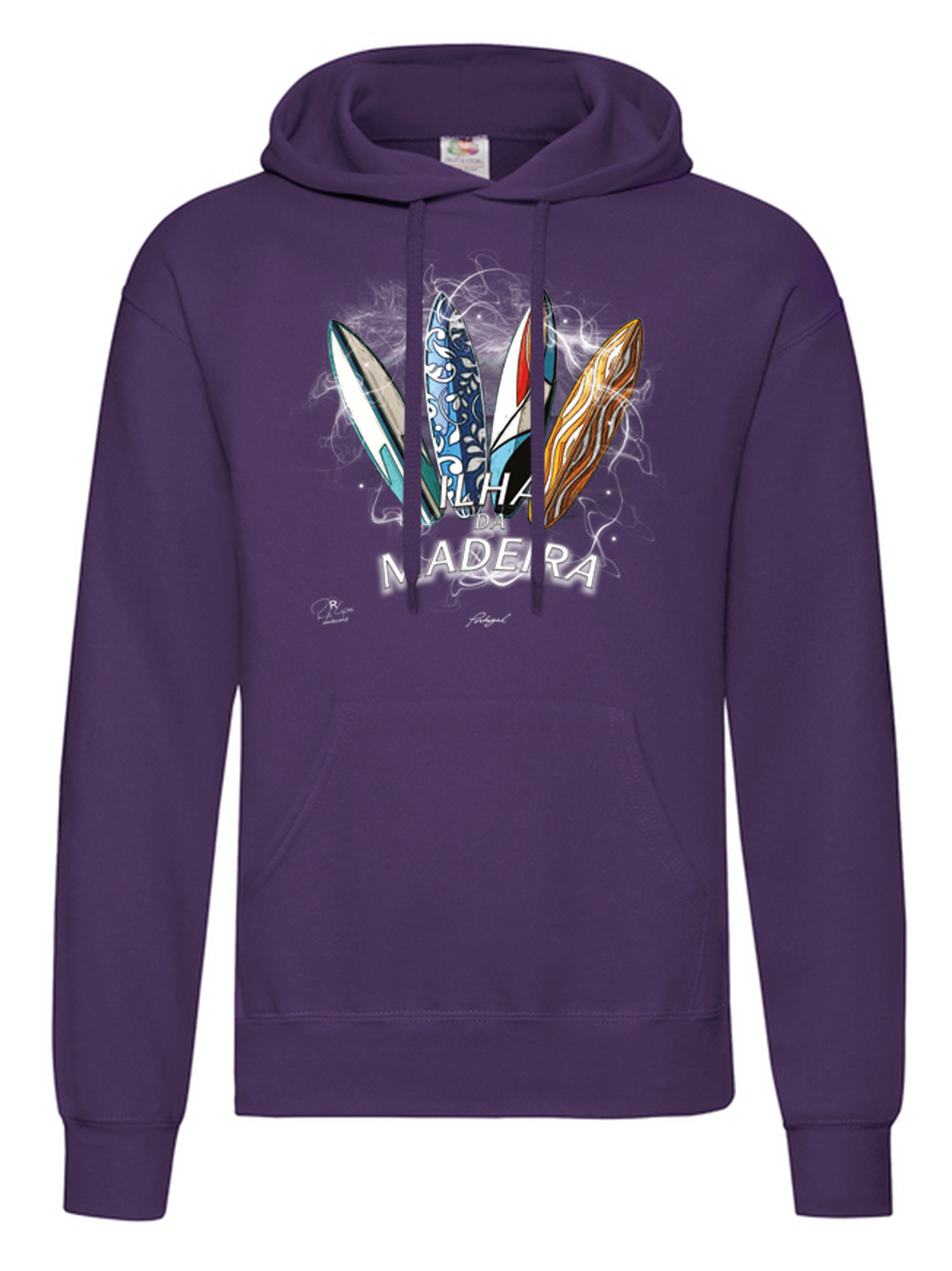 Sweatshirt Surfboards lha da Madeira