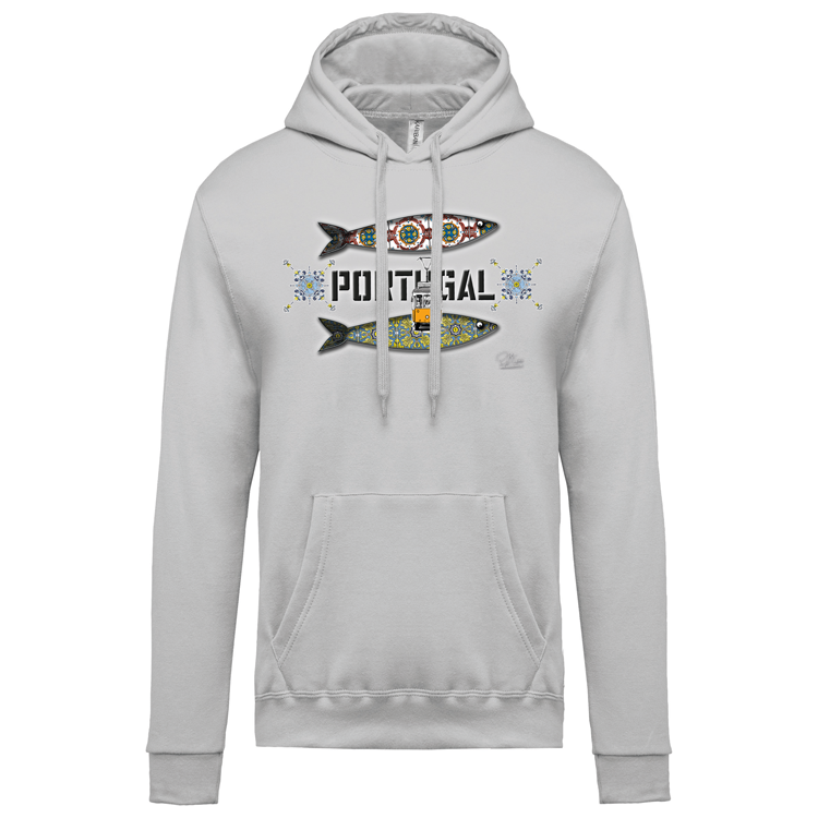 Sweatshirt Kariban com Capuz Duas Sardinhas Coimbra