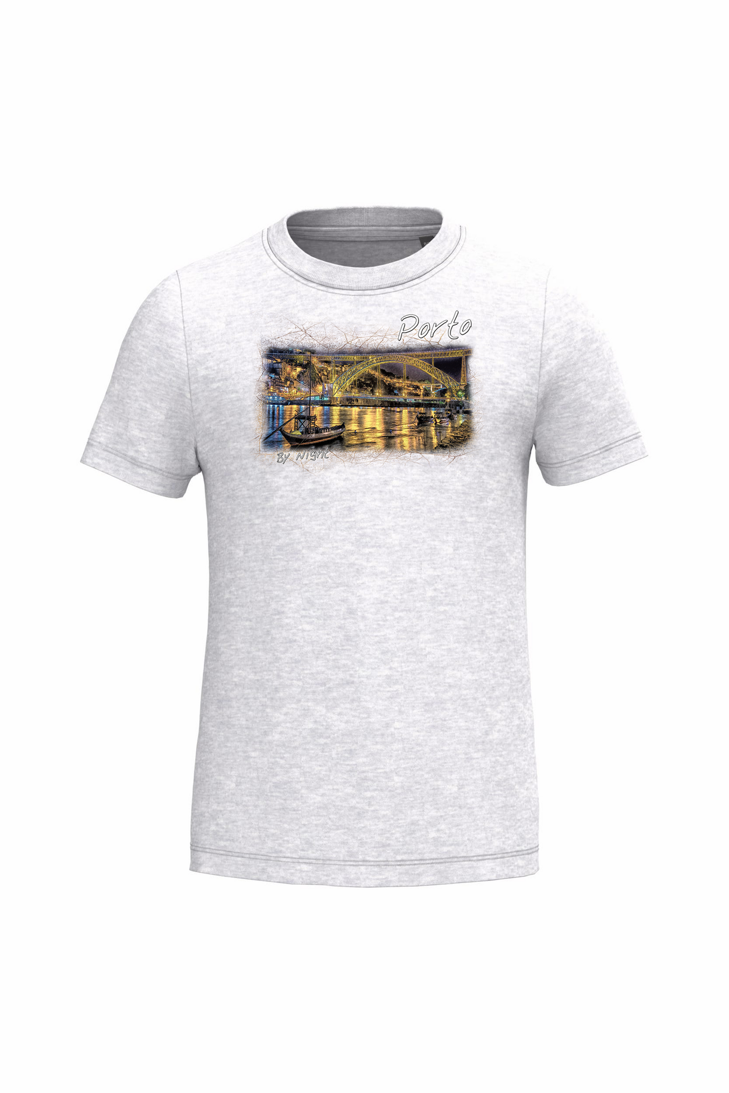 T-shirt de Criança Kariban Porto By Night