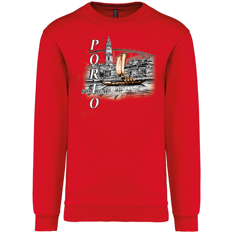 Sweatshirt Kariban sem Capuz Ribeira