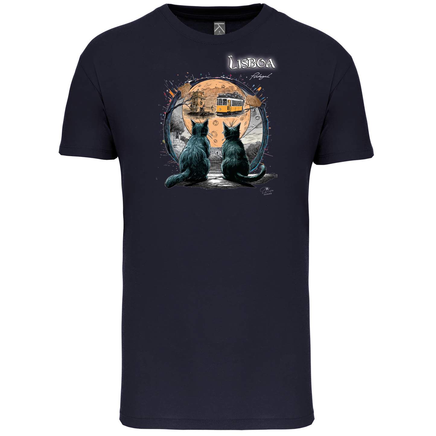 T-Shirt Algodão Biológico Luar Lisboa