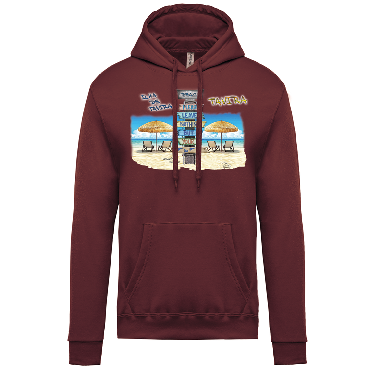 Sweatshirt Kariban com Capuz Pegadas Tavira