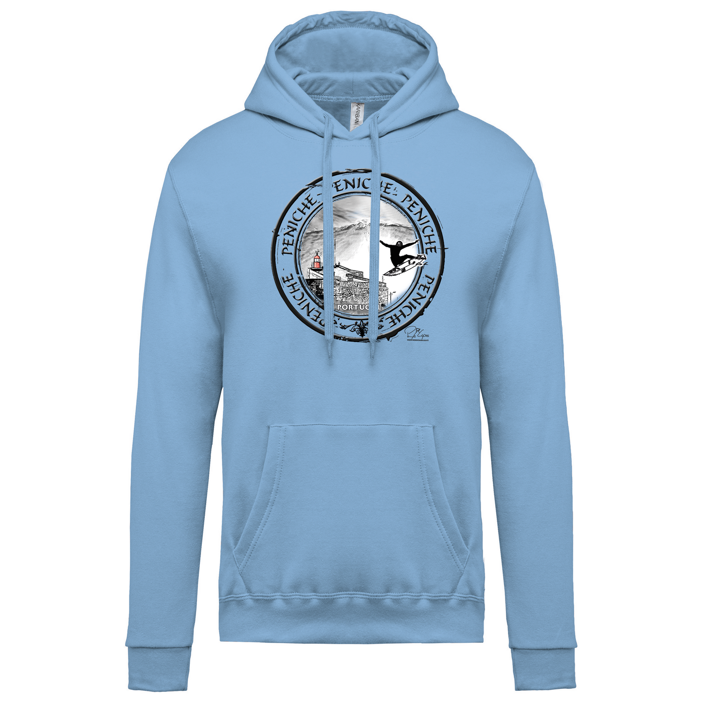 Sweatshirt Kariban com Capuz Selo Peniche