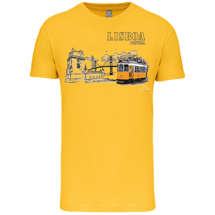 T-Shirt Algodão Biológico Monumentos Lisboa