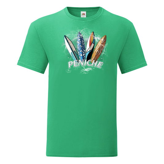T-shirt Fruit of the Loom, Iconic, 150g, Surfboards Peniche