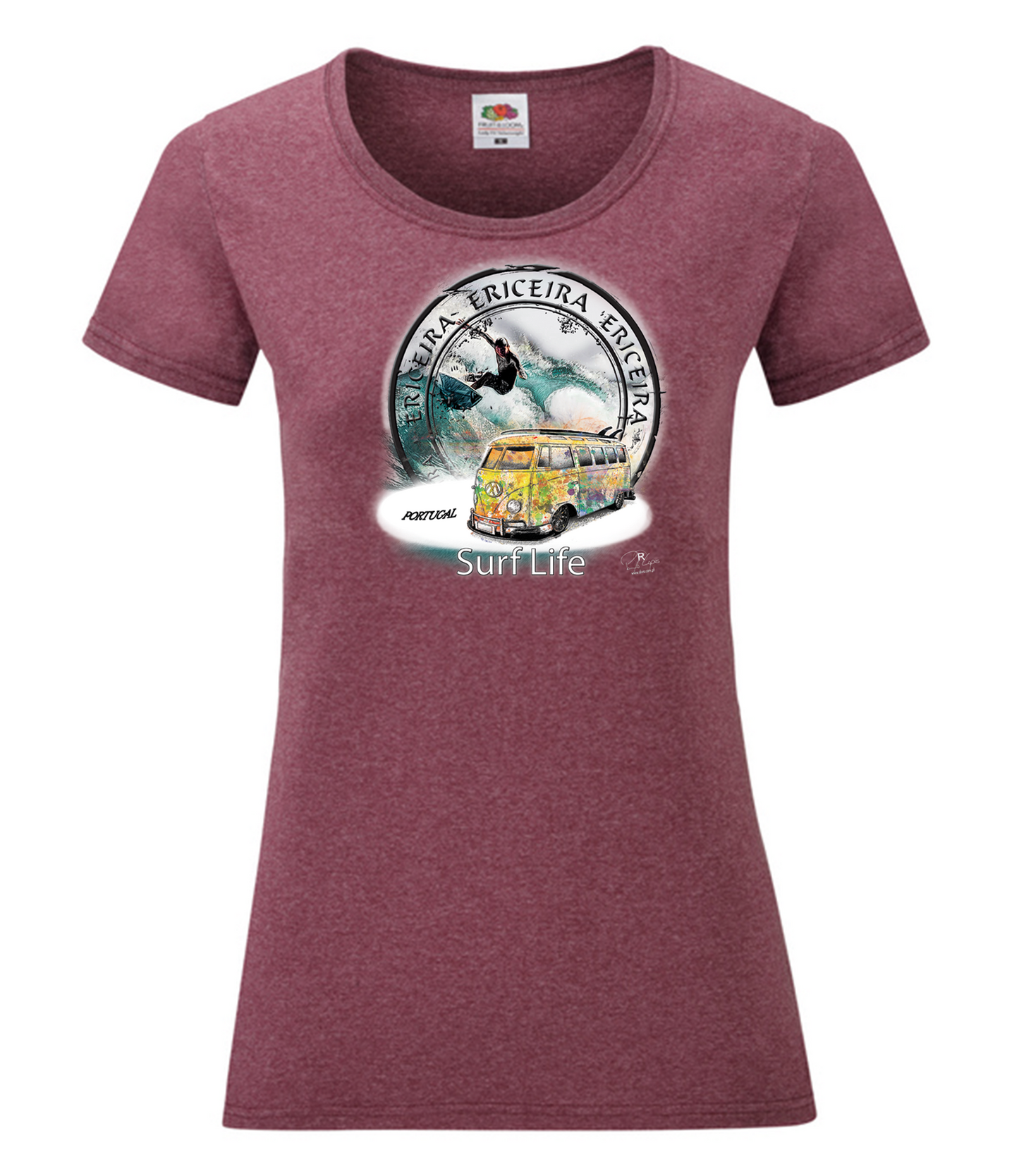 T-shirt Senhora Surf Life Ericeira