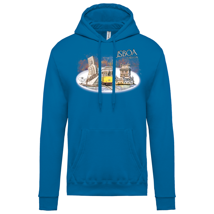 Sweatshirt Kariban com Capuz Monumentos Belém