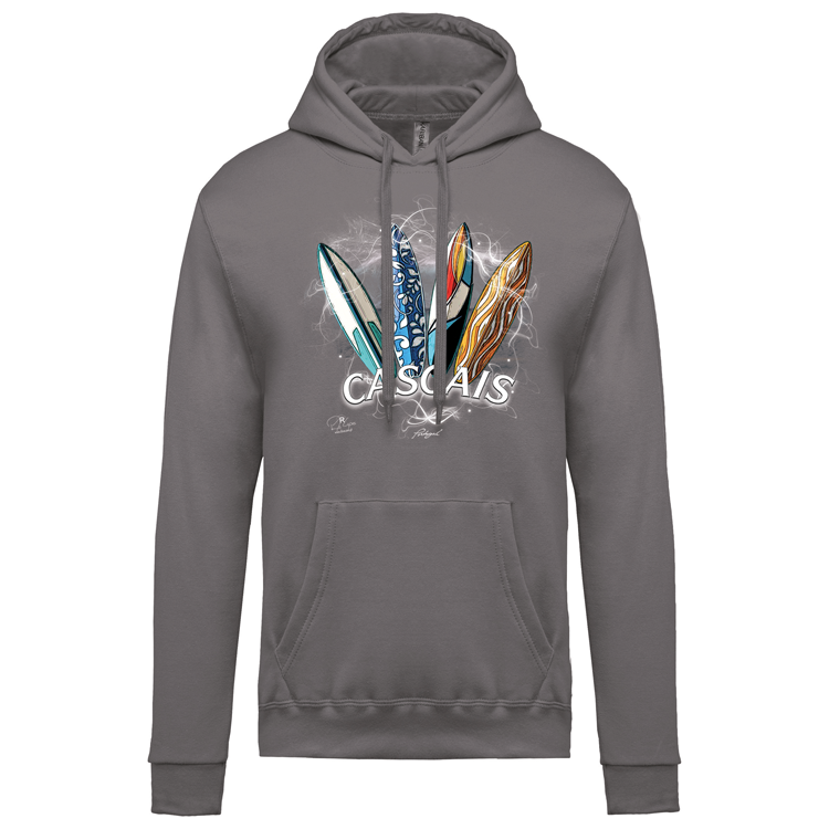 Sweatshirt Kariban com Capuz Surfboards Cascais