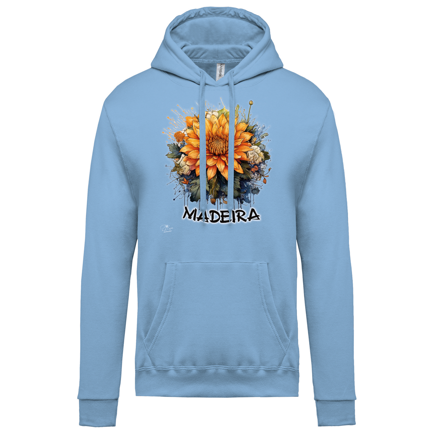 Sweatshirt Kariban com Capuz Arranjo Floral 1