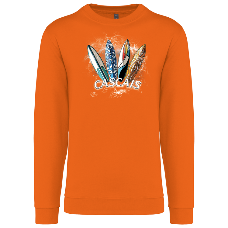 Sweatshirt Kariban sem Capuz Surfboards Cascais