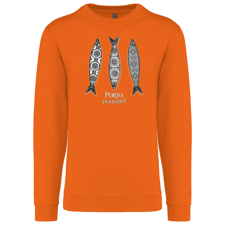 Sweatshirt Kariban sem Capuz 3 Sardinhas Porto
