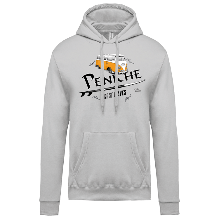 Sweatshirt Kariban com Capuz Pão de Forma Peniche
