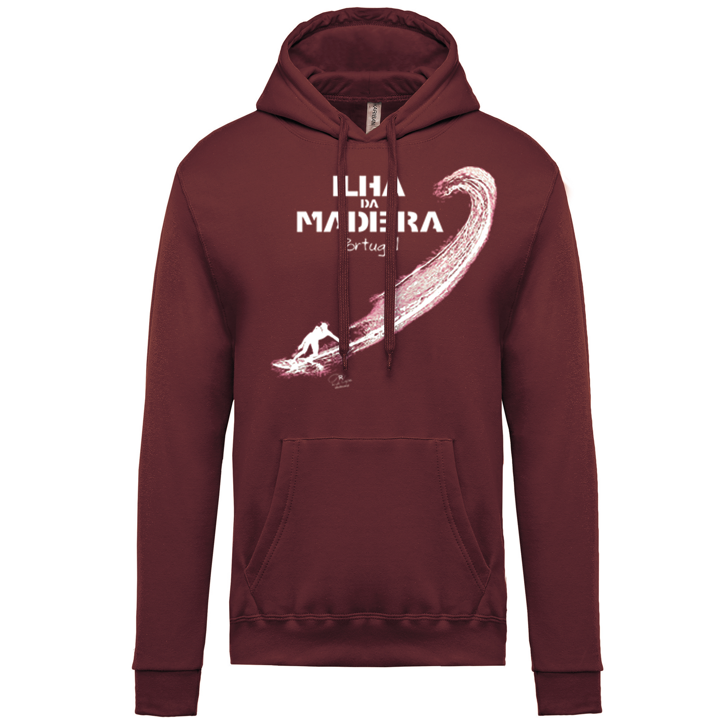 Sweatshirt Kariban com Capuz Surf Ilha da Madeira