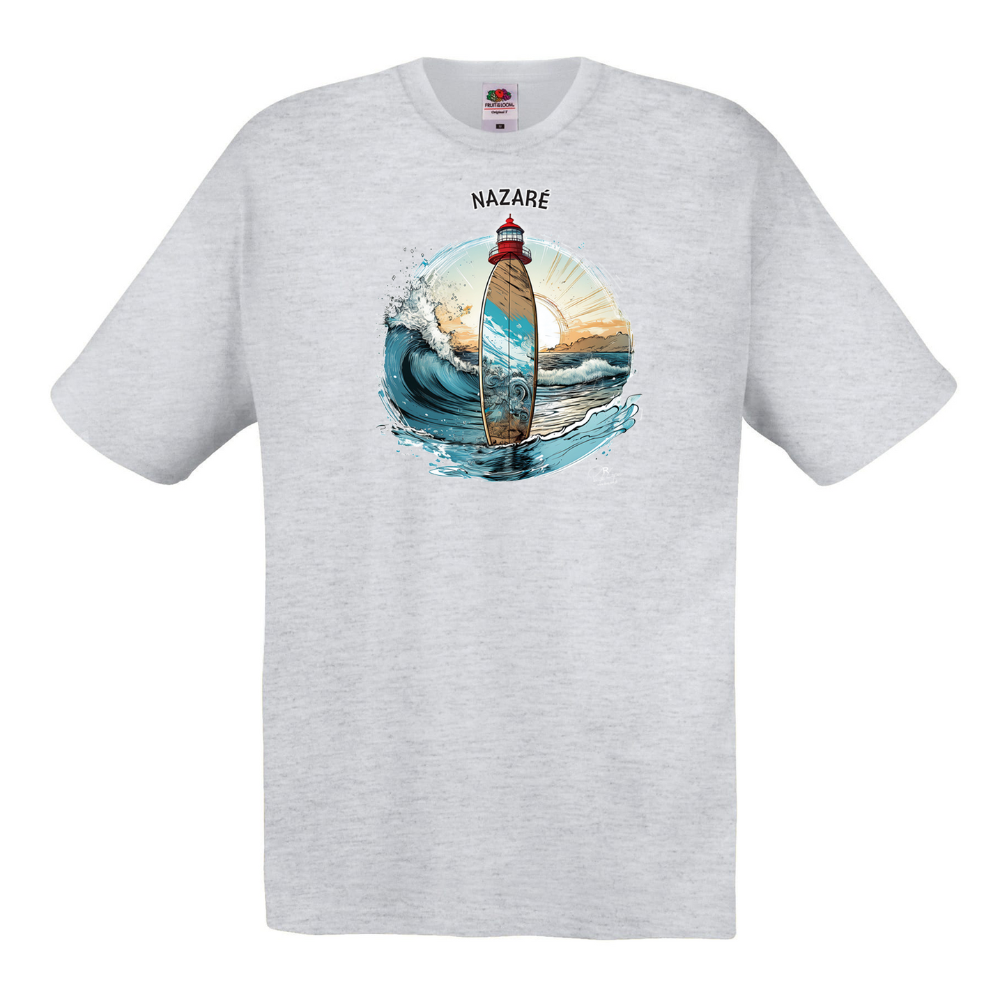T-shirt Fruit of the Loom, Original 145g, Sol Nazaré