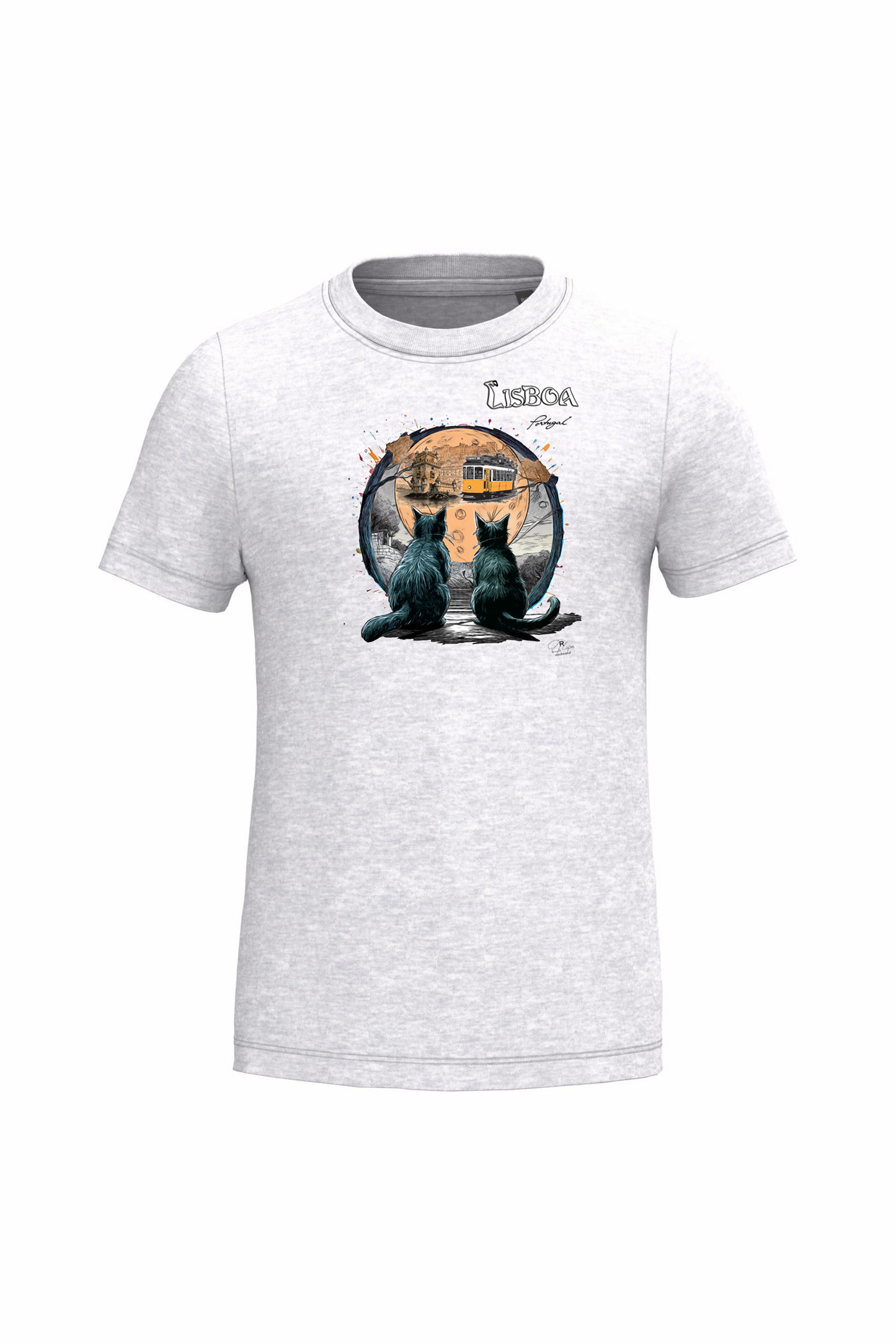 T-shirt de Criança Kariban Luar Lisboa