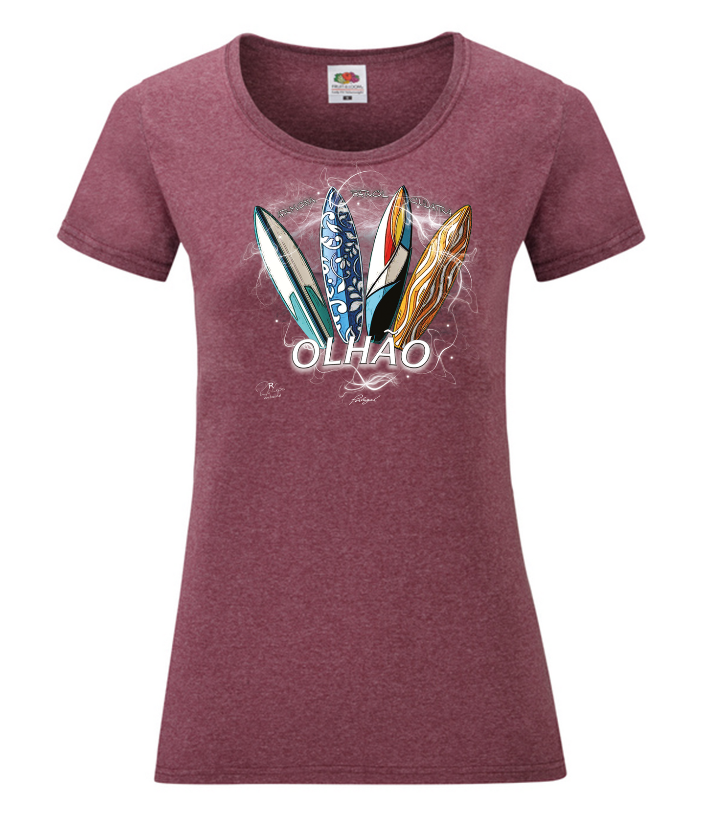 T-shirt Senhora Surfboards Olhão