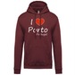 Sweatshirt Kariban com Capuz I Love Porto