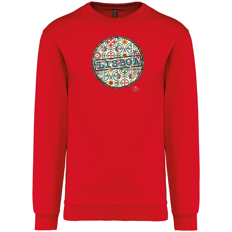 Sweatshirt Kariban sem Capuz Pin Lisboa
