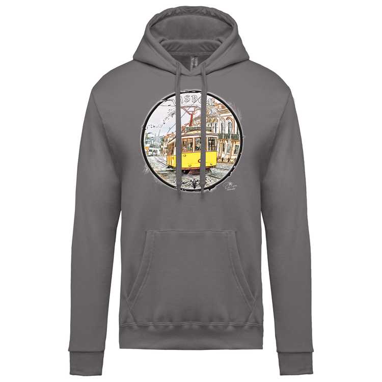 Sweatshirt Kariban com Capuz Calçada do Combro