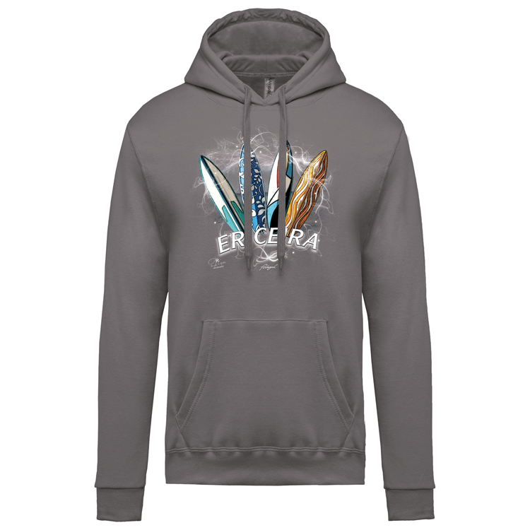 Sweatshirt Kariban com Capuz Surfboards Ericeira