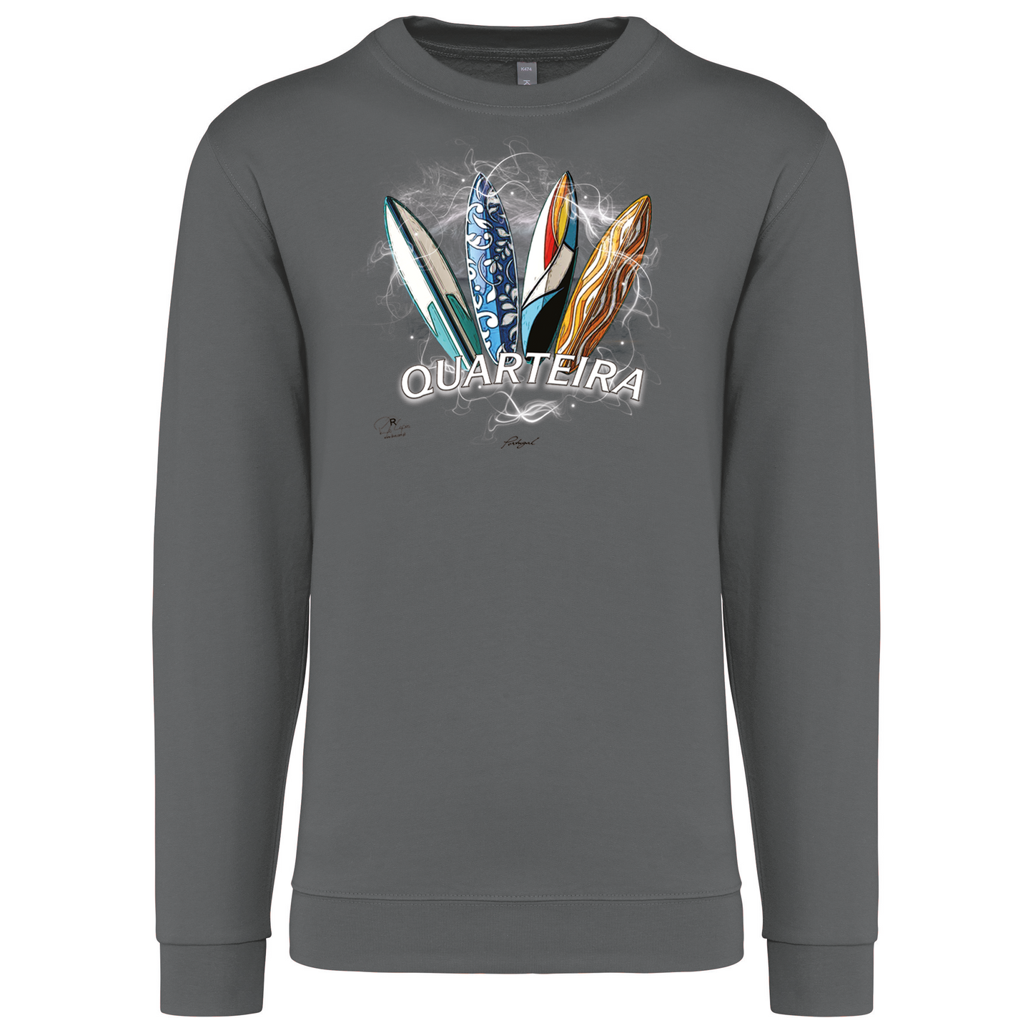 Sweatshirt Kariban sem Capuz Surfboards Quarteira