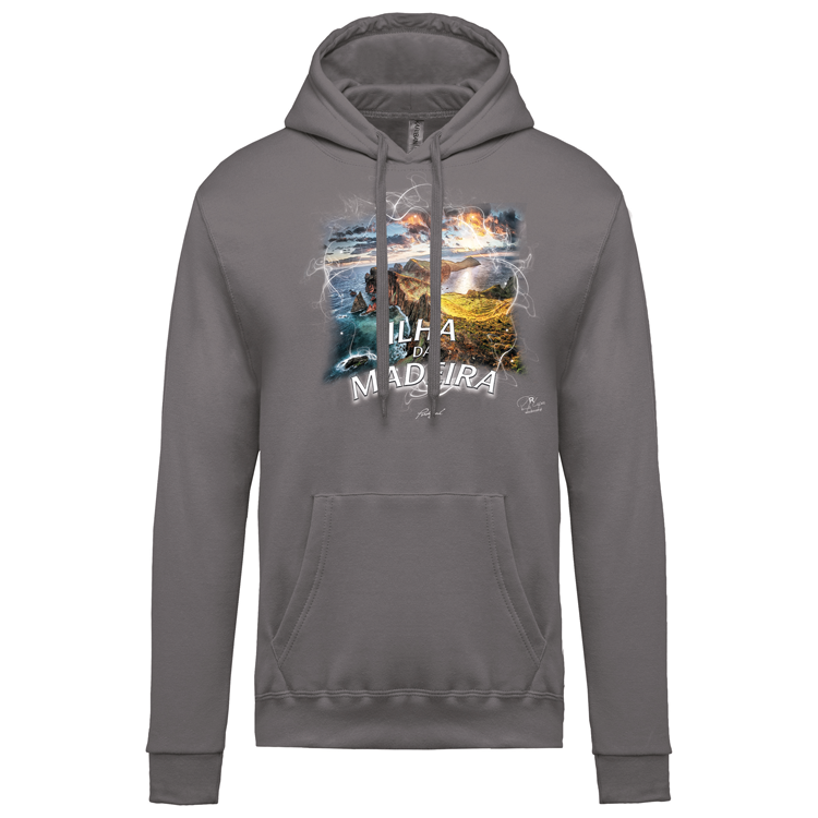 Sweatshirt Kariban com Capuz Ponta de São Lourenço