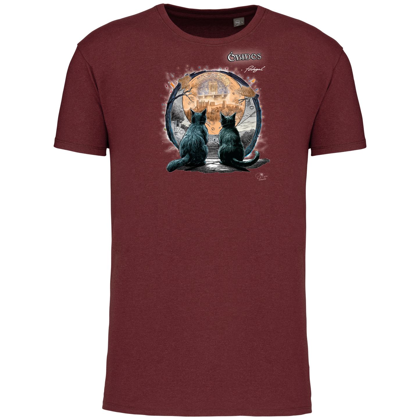 T-Shirt Algodão Biológico Luar Óbidos