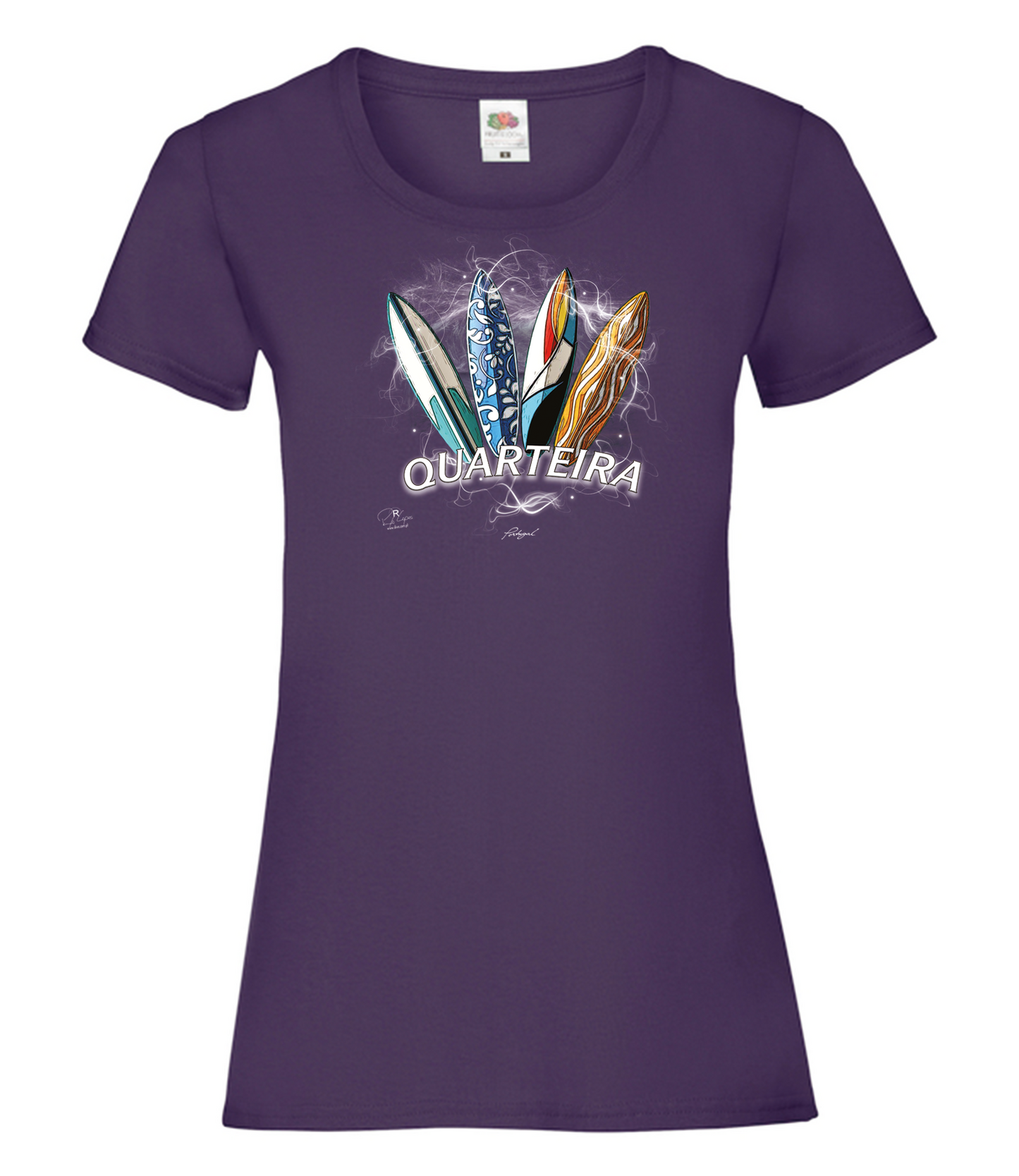 T-shirt Senhora Surfboards Quarteira