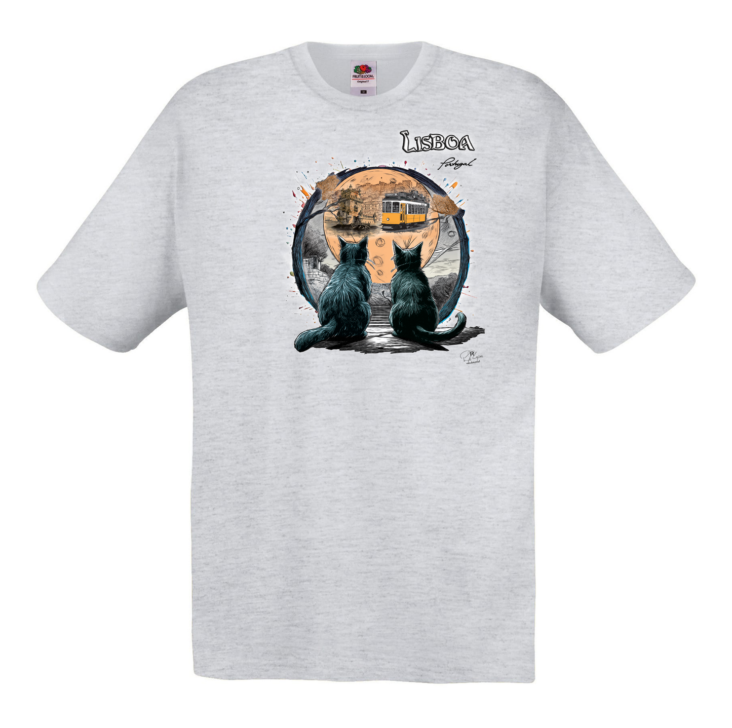 T-shirt Fruit of the Loom, Original 145g, Luar Lisboa