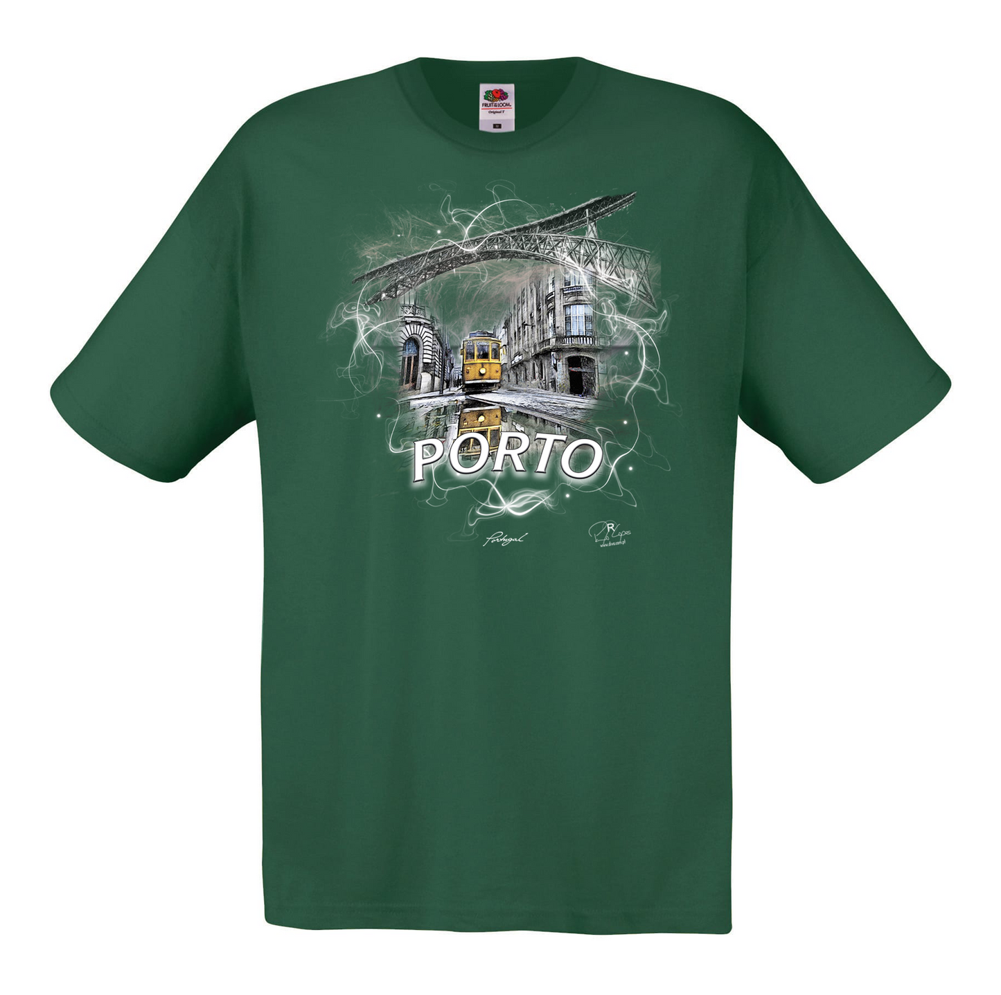 T-shirt Fruit of the Loom, Original 145g, Carreira 22 Porto