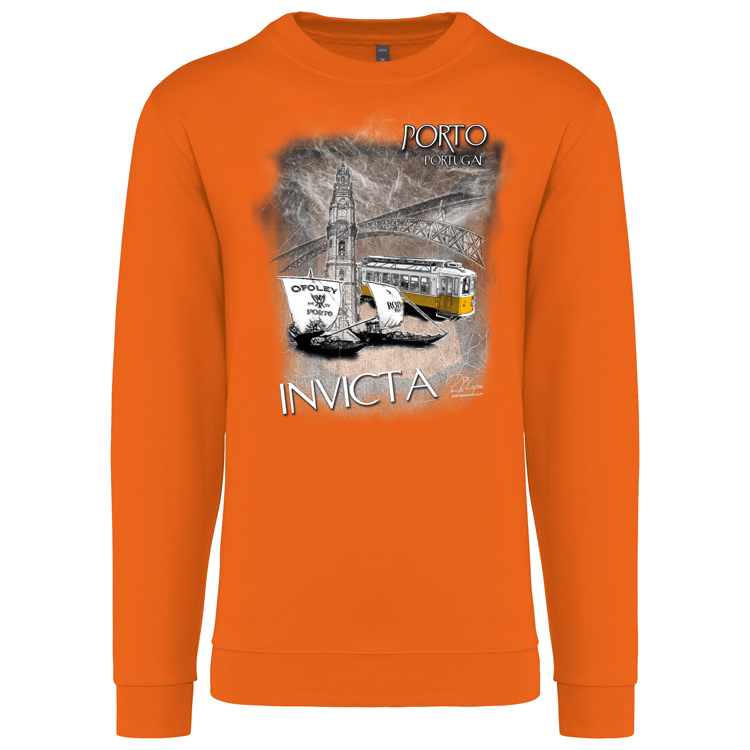 Sweatshirt Kariban sem Capuz Invicta