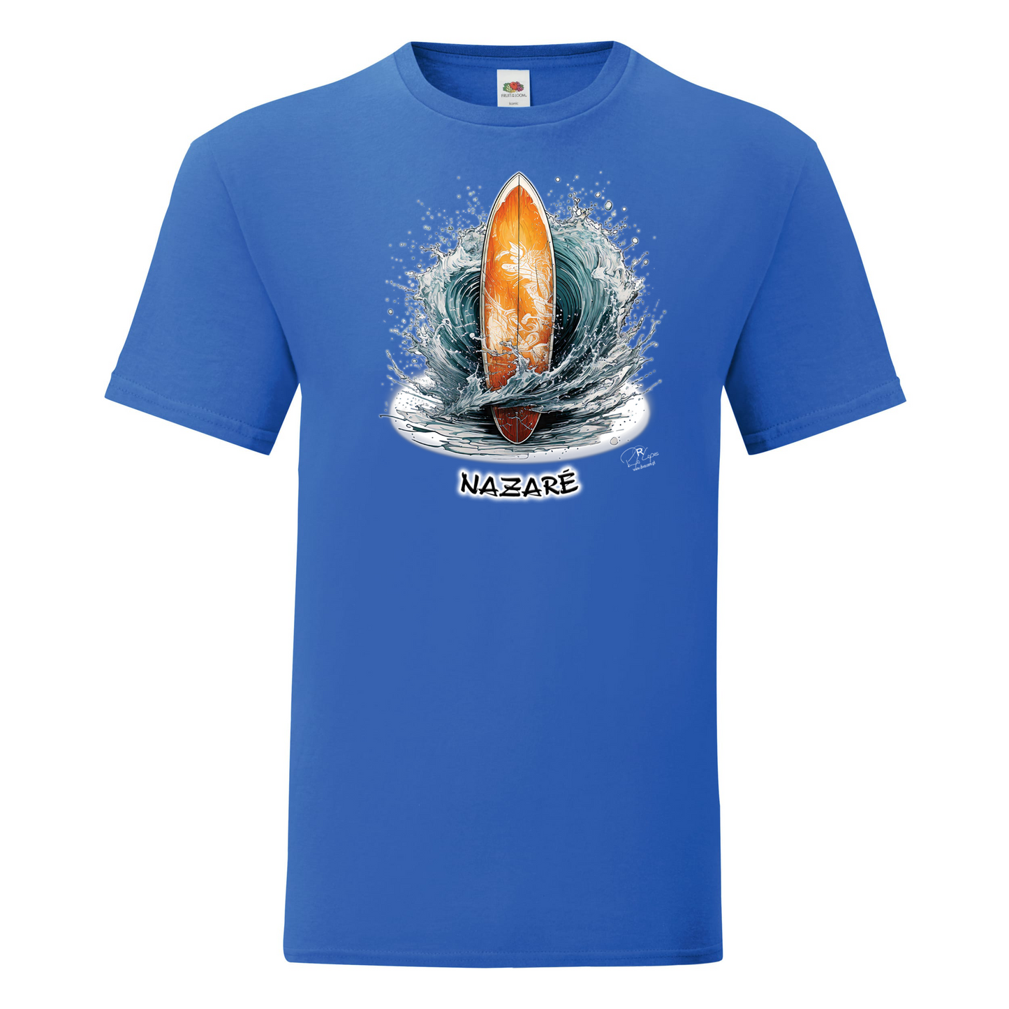 T-shirt Fruit of the Loom, Iconic, 150g, Prancha Nazaré