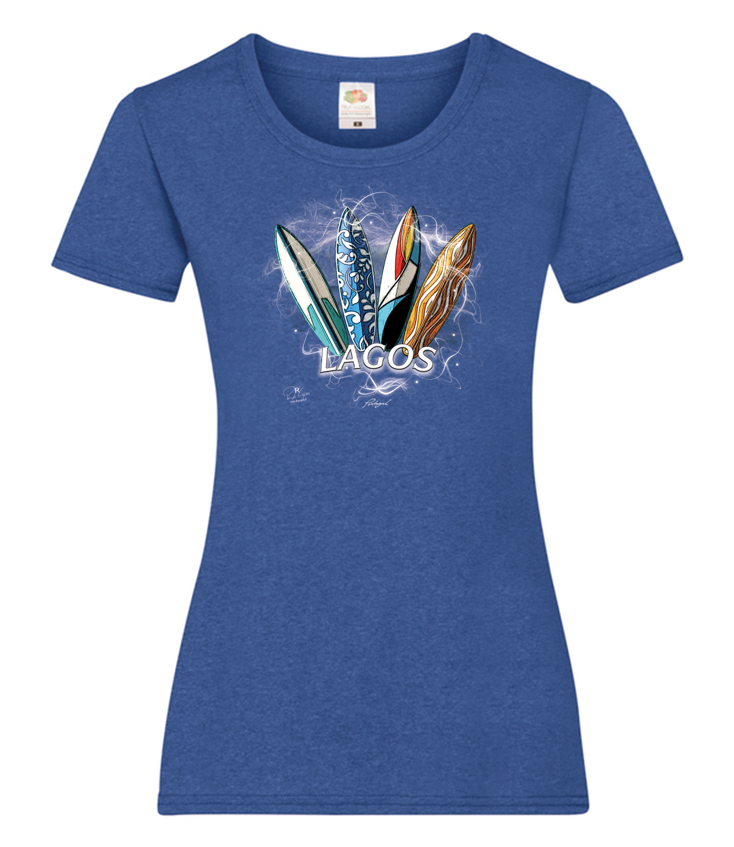 T-shirt Senhora Surfboards Lagos