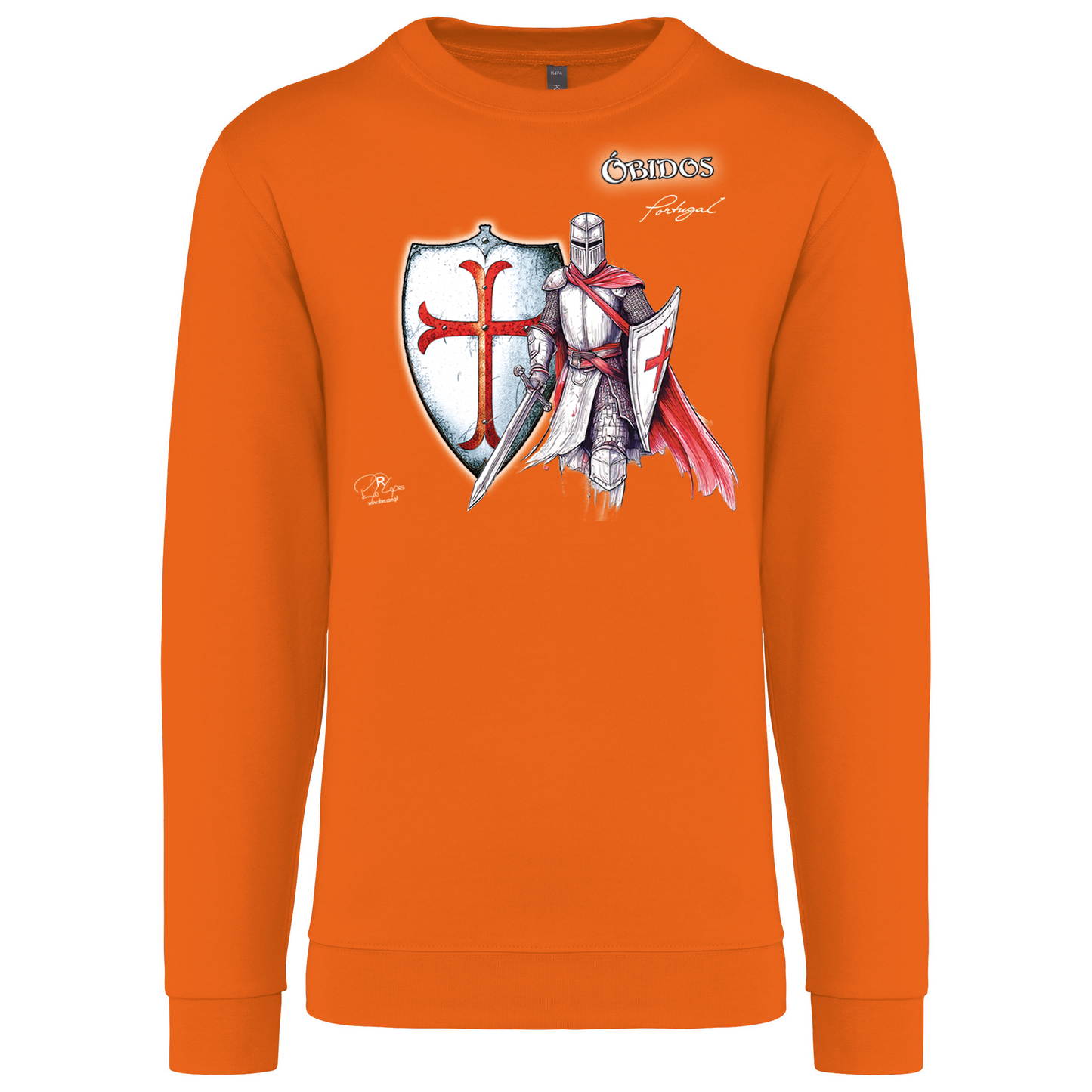 Sweatshirt Kariban sem Capuz Templário Óbidos