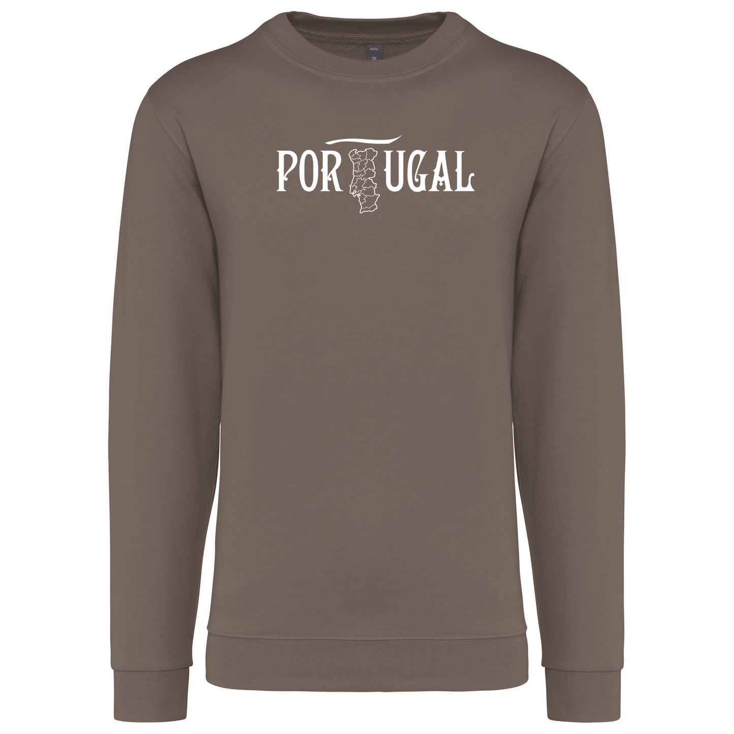 Sweatshirt Kariban sem Capuz Mapa de Portugal
