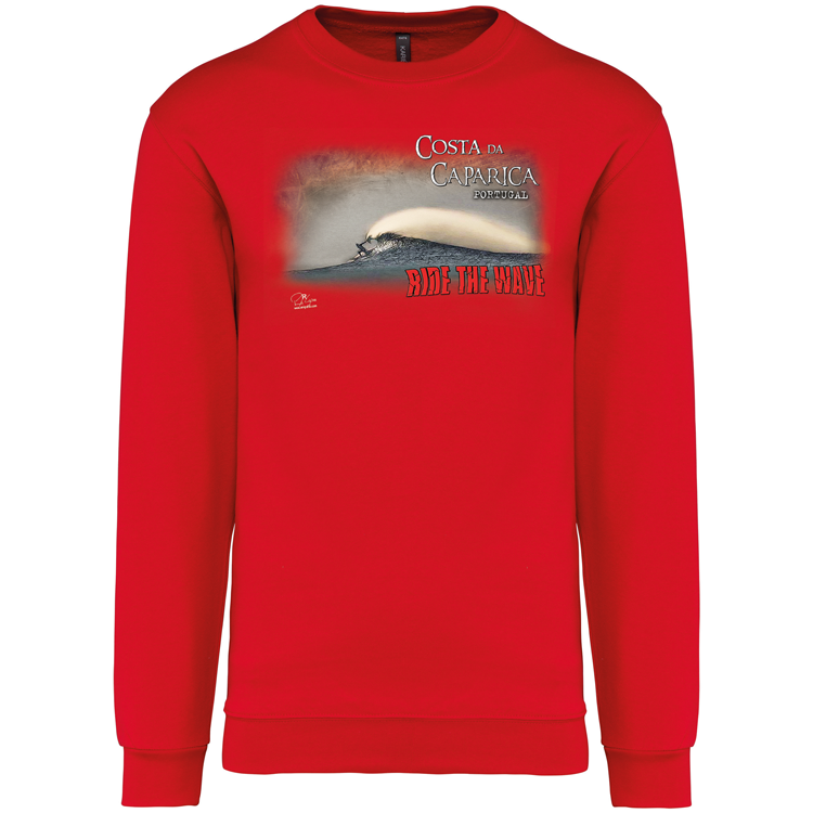 Sweatshirt Kariban sem Capuz Ride the Wave Costa da Caparica