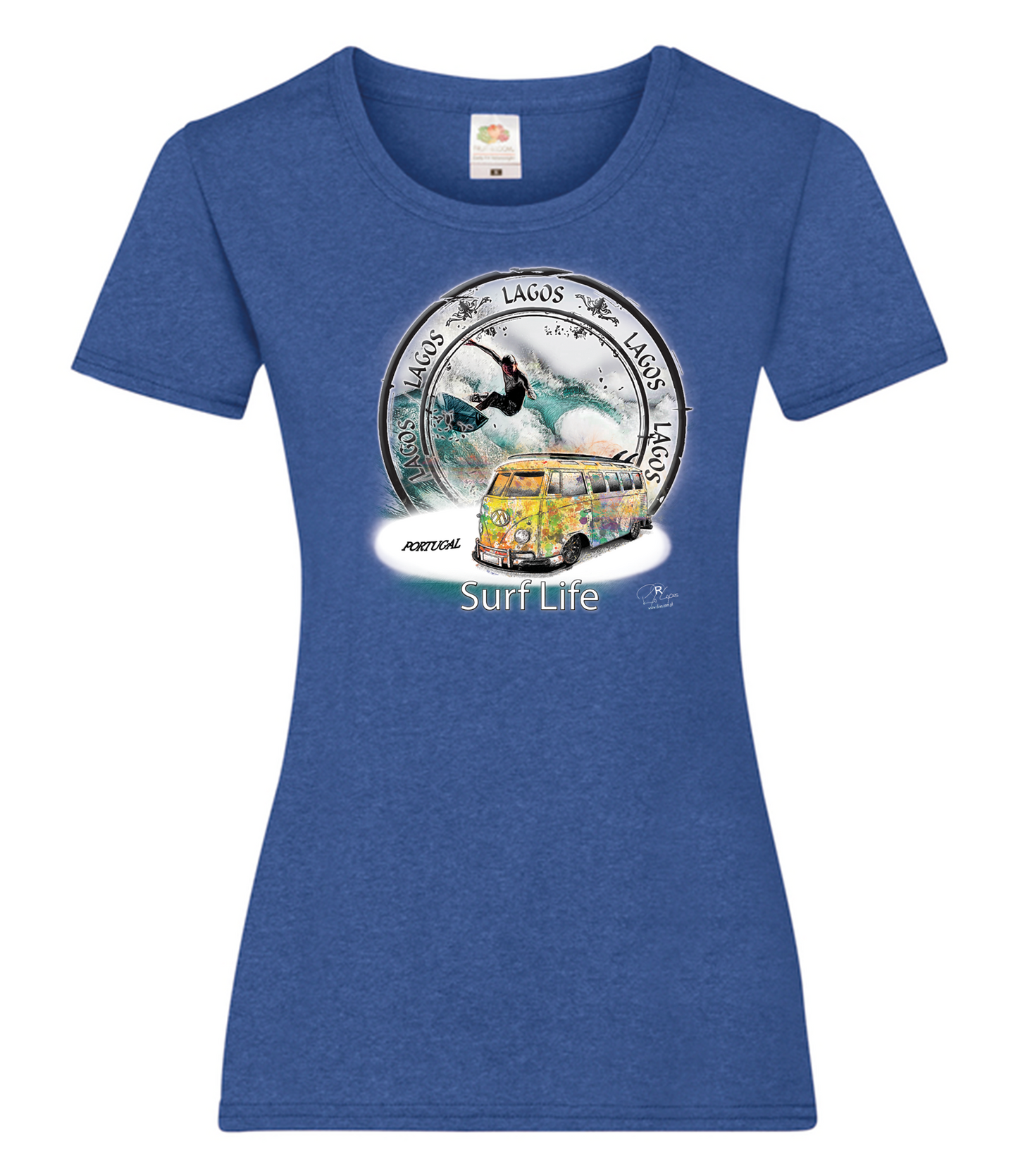 T-shirt Senhora Surf Life Lagos
