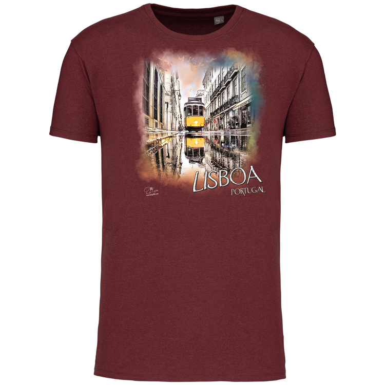 T-Shirt Algodão Biológico Espelho Lisboa