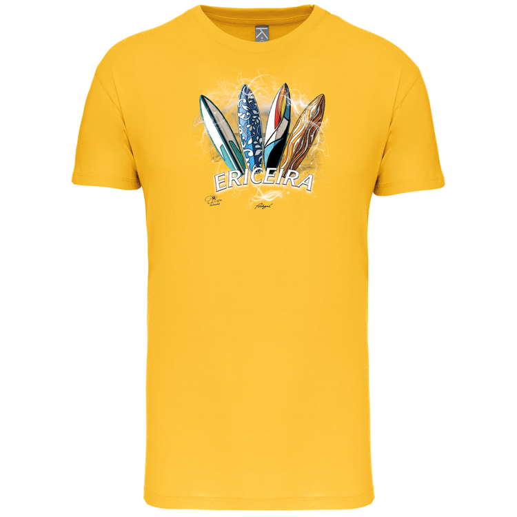 T-Shirt Algodão Biológico Surfboards Ericeira