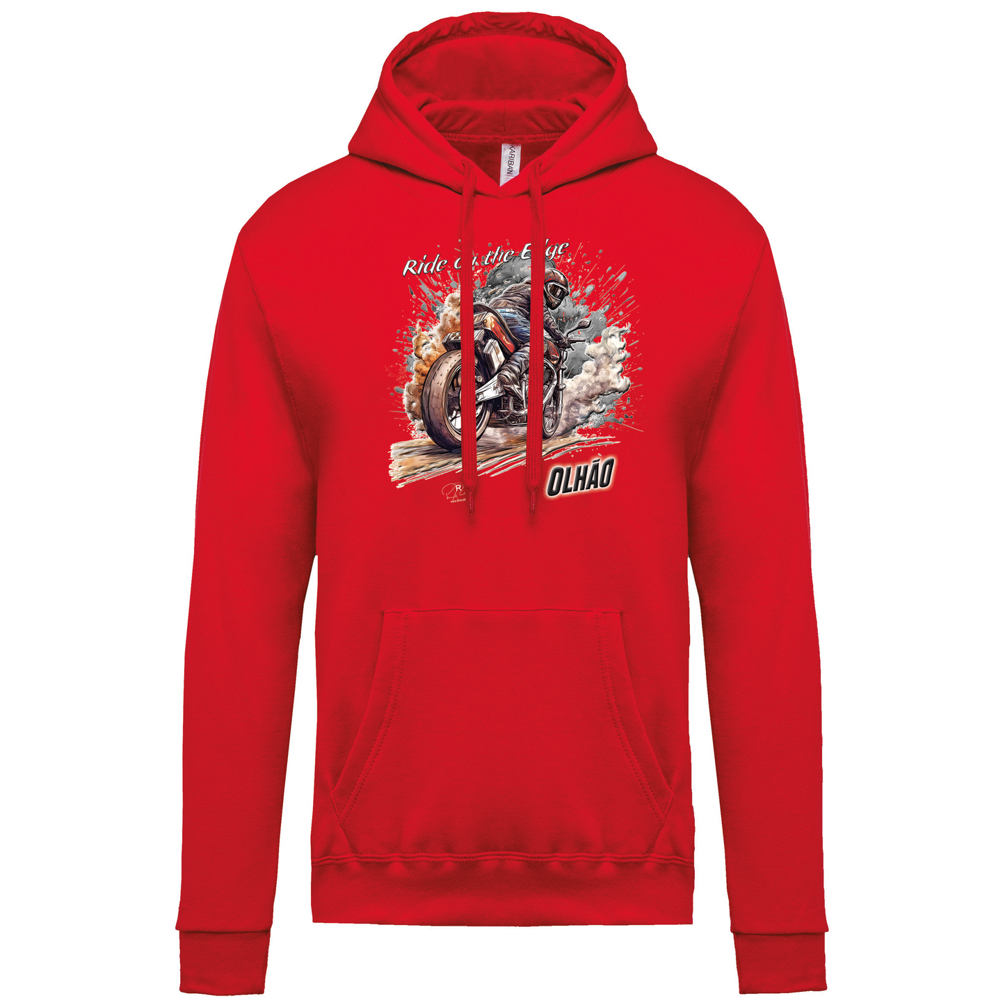 Sweatshirt Kariban com Capuz Ride on the Edge Olhão
