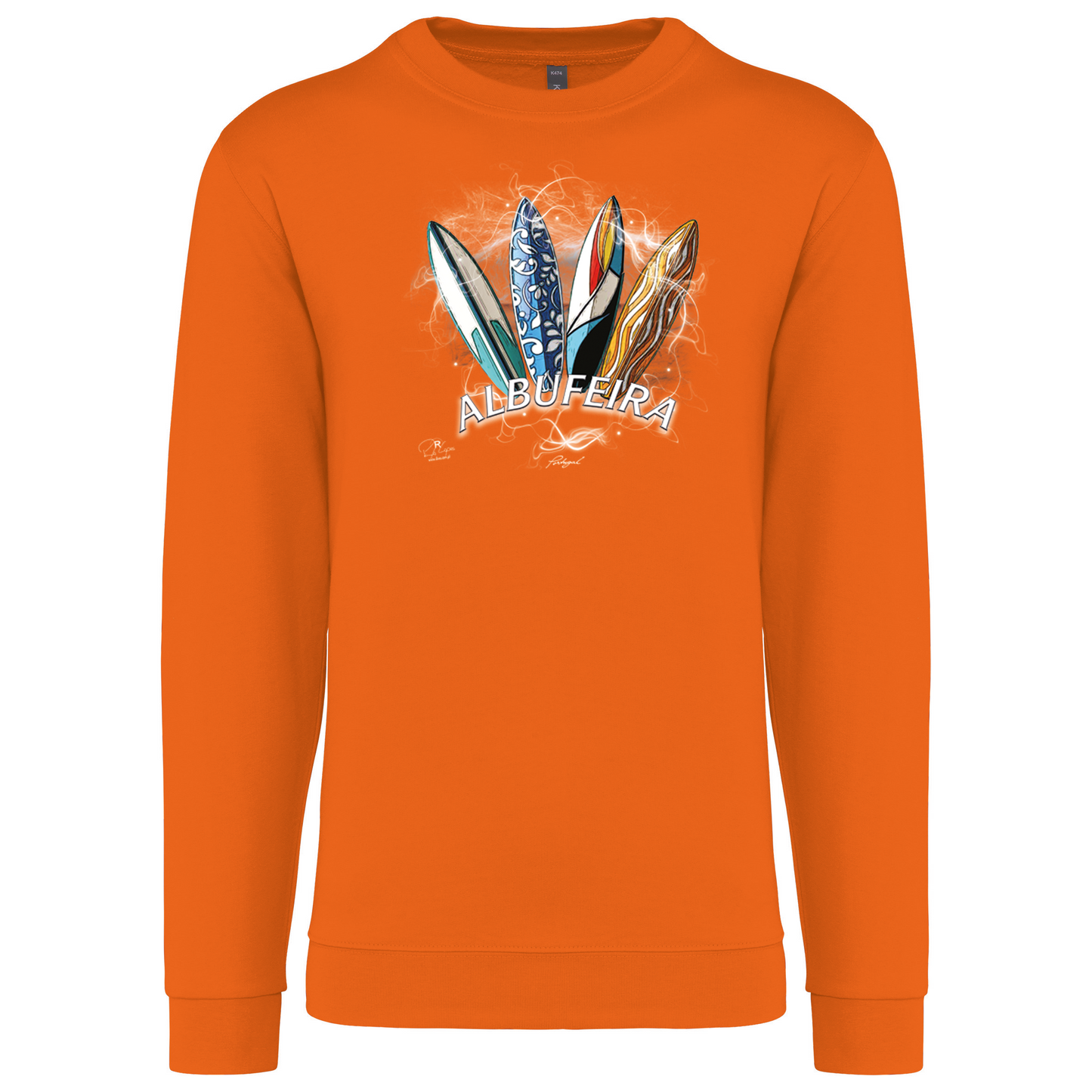 Sweatshirt Kariban sem Capuz Surfboards Albufeira
