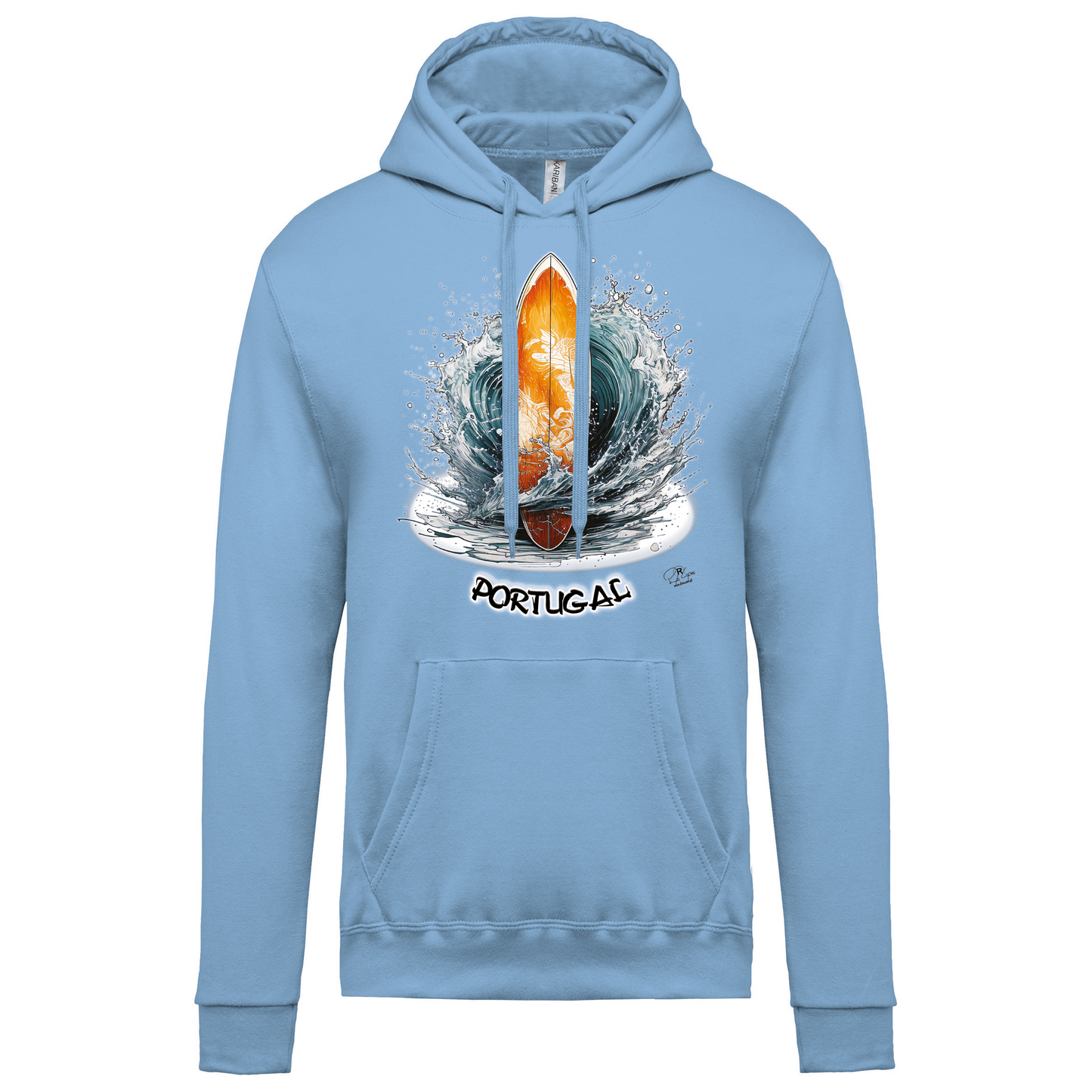 Sweatshirt Kariban com Capuz Prancha Portugal