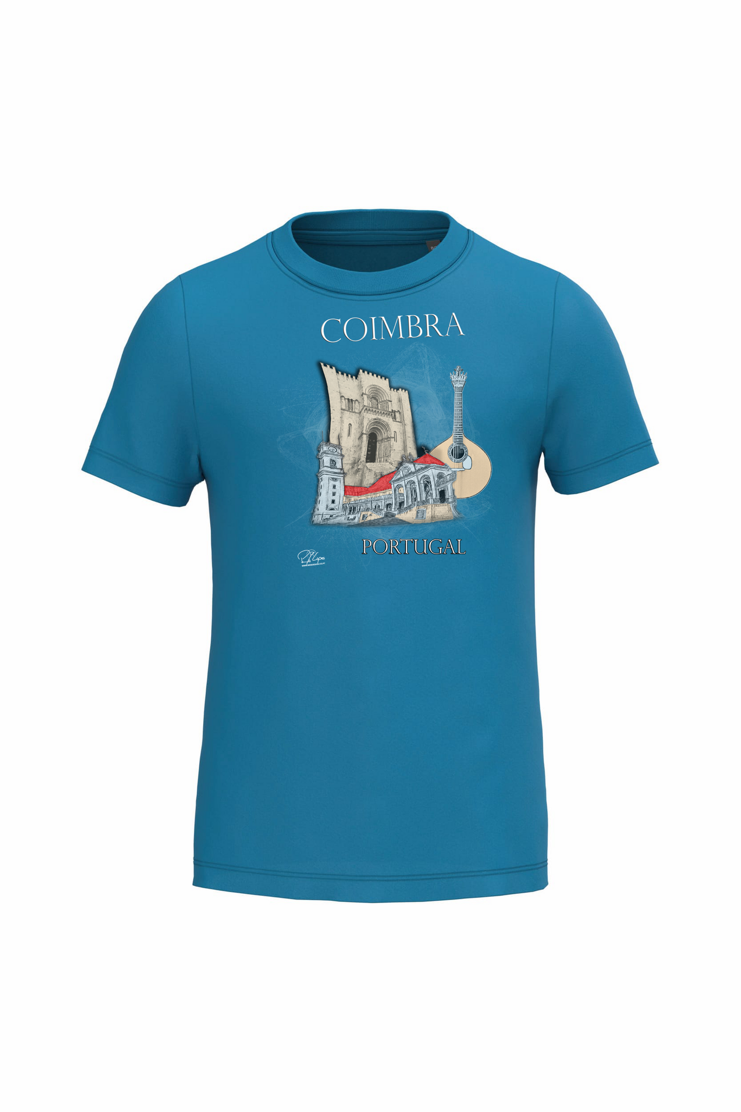 T-shirt de Criança Kariban Sé de Coimbra