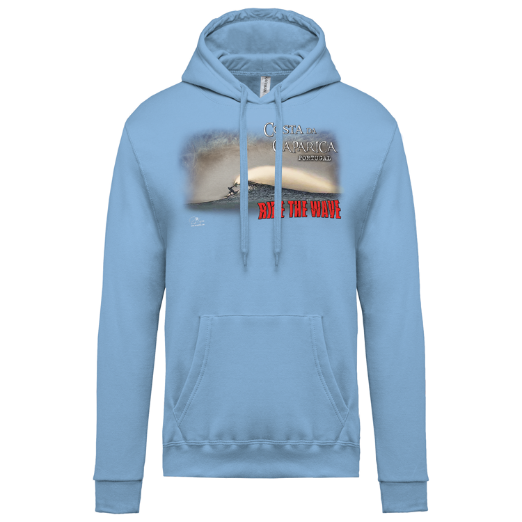 Sweatshirt Kariban com Capuz Ride the Wave Caparica